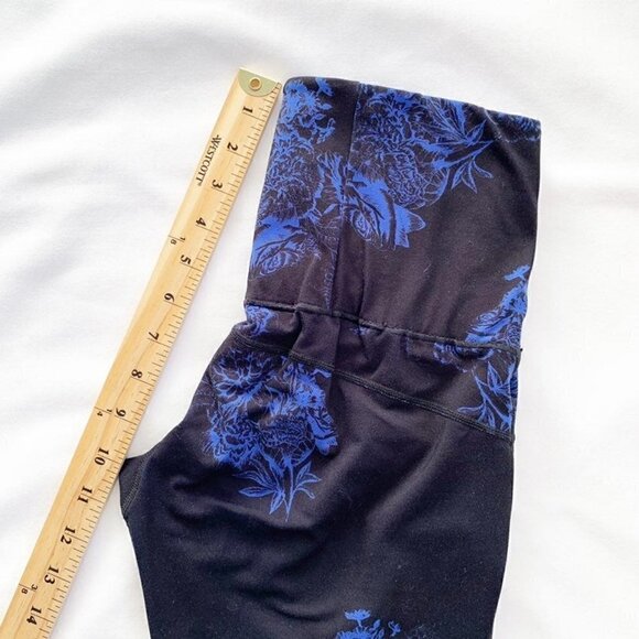 5/$25 Ryu black blue full length workout running yoga pilates leggings - Picture 4 of 8